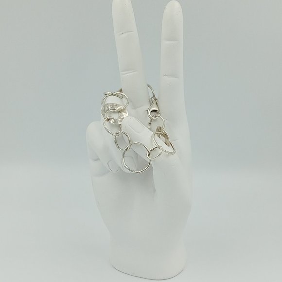 EUC ~ Silpada Silver Link Bracelet - Picture 3 of 16